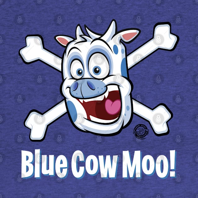 Blue Cow Moo by Goin Ape Studios